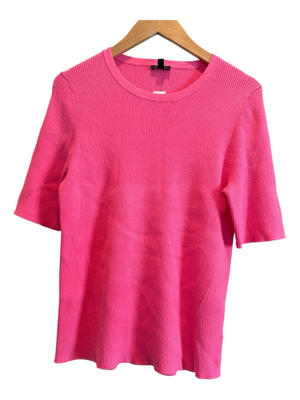 Talbots NWT Short Sleeve Sweater, size L, bright pink